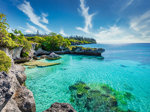 Tadine Bay Lagoon Maré Island New Caledonia Nouvelle Calédonie