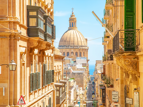Malta. International destinations Australian winter