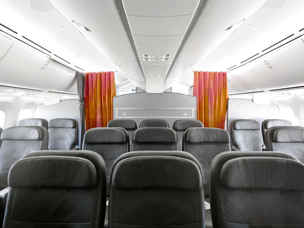 the seats onboard Jetstar’s Boeing 787 Dreamliner Business Class