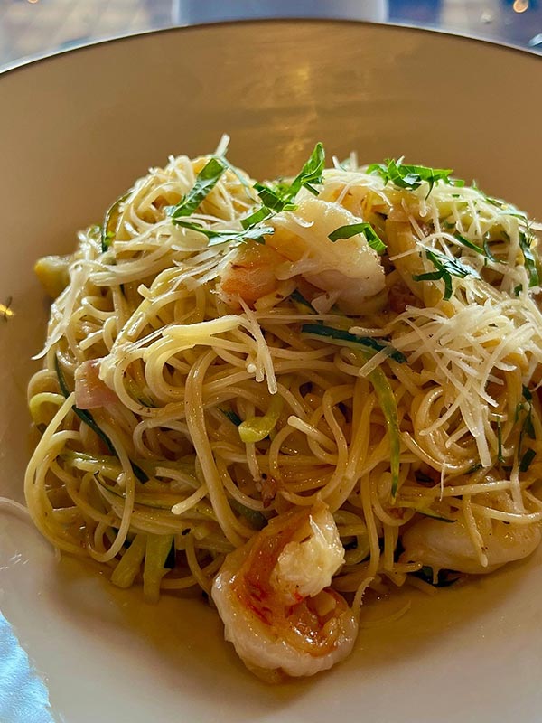 prawn linguine