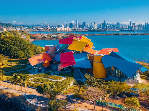 the Biomuseo at Amador Causeway, Panama