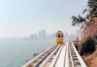 the Blue Line Park Sky Capsule, Busan