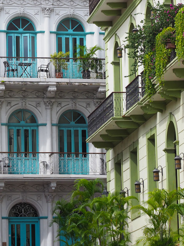 Casco Viejo architecture in Panama