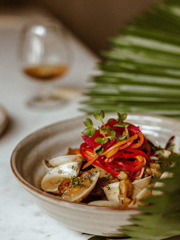 a close-up of food at Kaandela