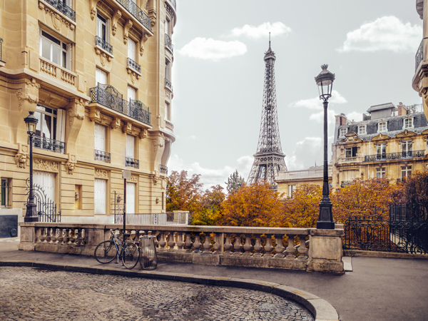 The Eiffel Tower in Paris, France