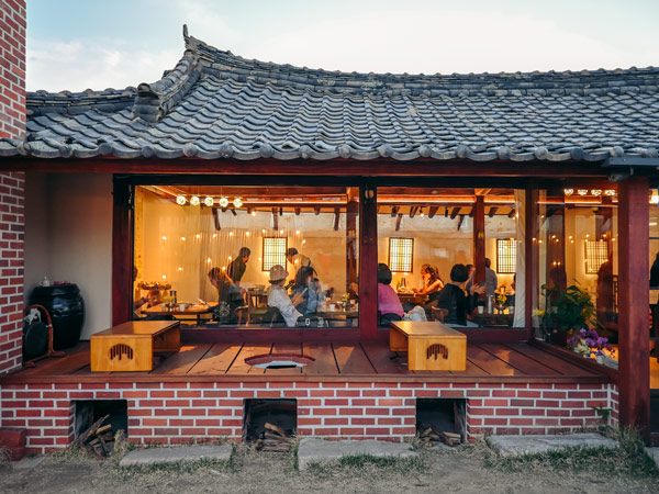 the Gyeongju Gyochon Traditional Village, South Korea