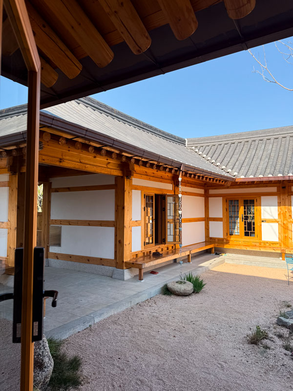 a premium hanok hotel at Heritage Yuwa, South Korea