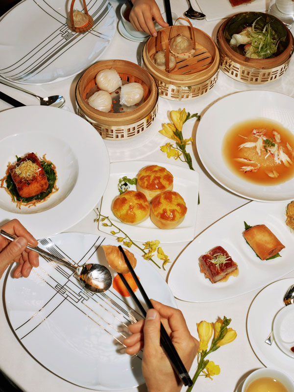 dim sum at Four Seasons Hotel Hong Kong’s Lung King Heen restaurant