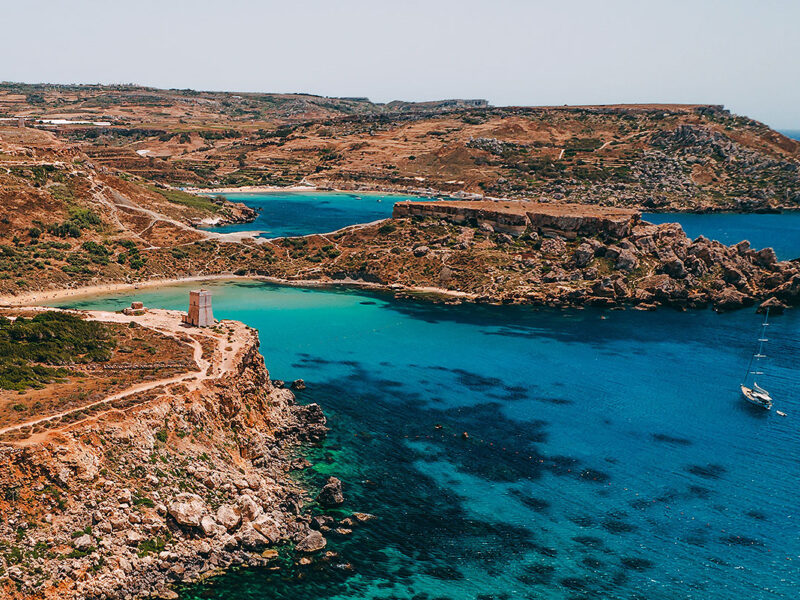 Malta Ghajn Tuffieha Bay