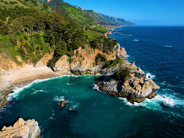 McWay Falls Big Sur national park california road trip stop
