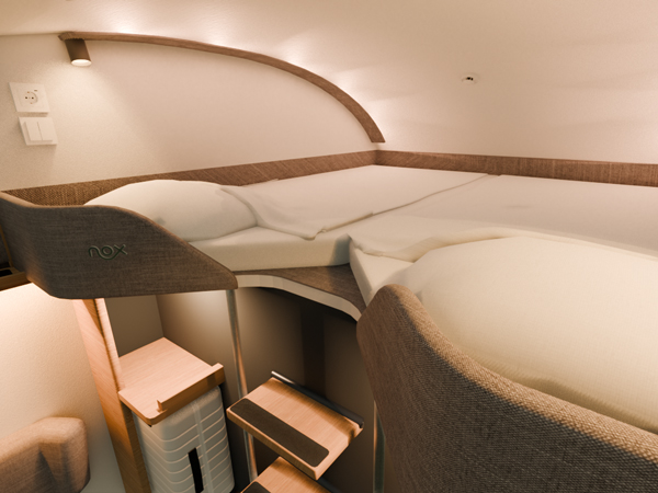 Onboard Nox's new European sleeper train