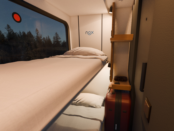 Onboard Nox's new European sleeper train