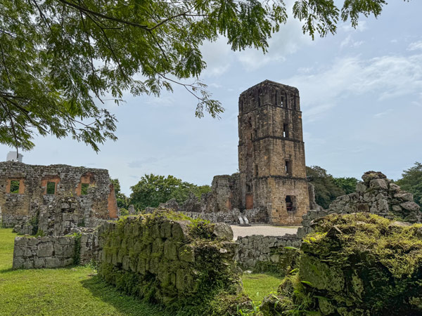 the coastal ruins of Panama Viejo