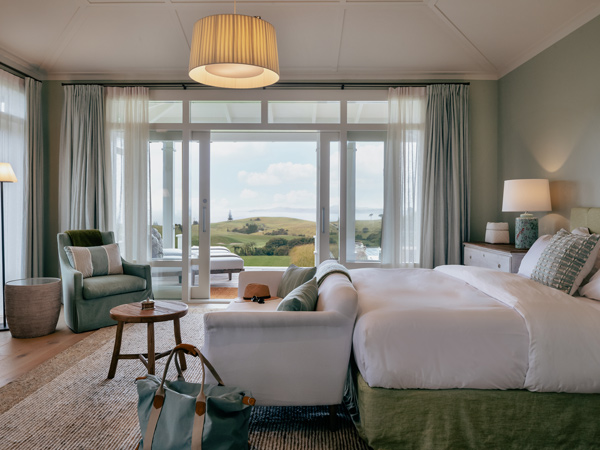 a luxe villa at Rosewood Kauri Cliffs