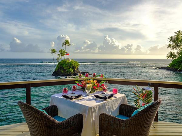 dining chairs at Seabreeze Resort restaurant