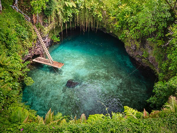 to Sua Ocean Trench samoa