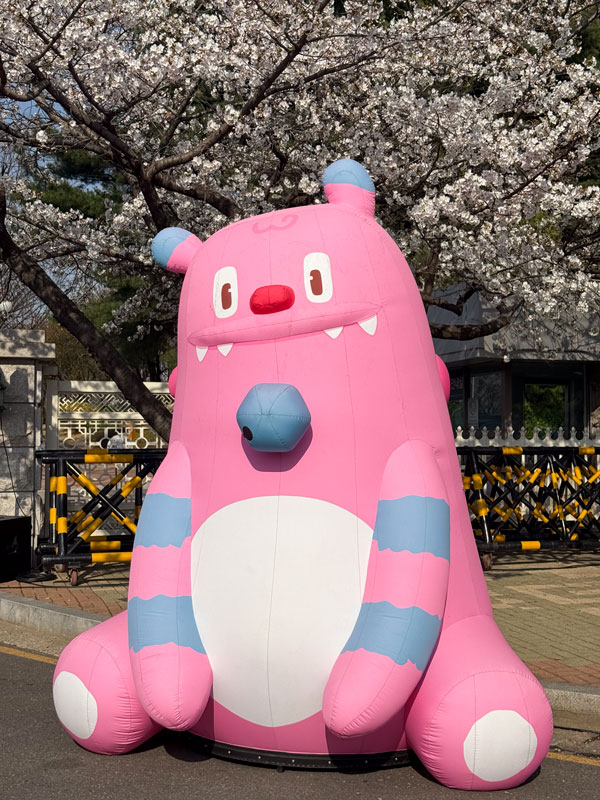 Hechi and Soul Friends at the Yeouido Spring Flower Festival in Seoul