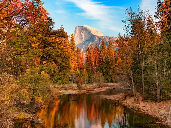 Yosemite N P in autumn California