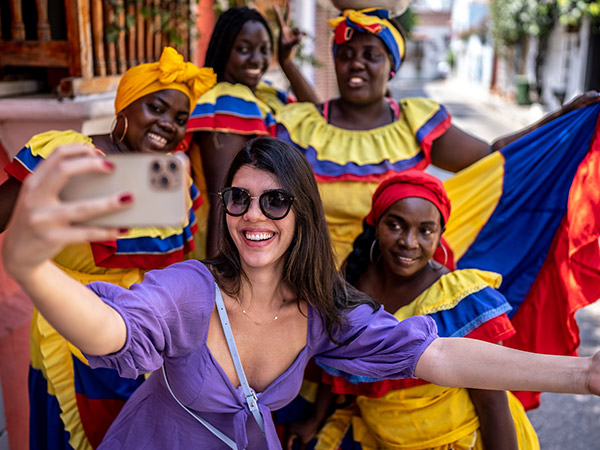 Palenque locals in colombia