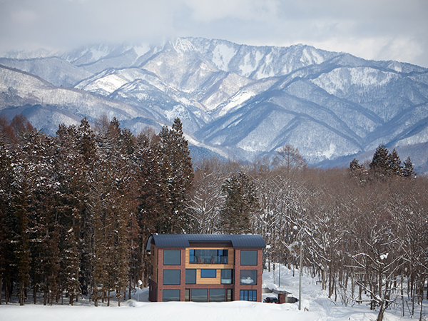 One Happo Chalet offers breathtaking views of the towering 3,000-metre Japanese Alps.