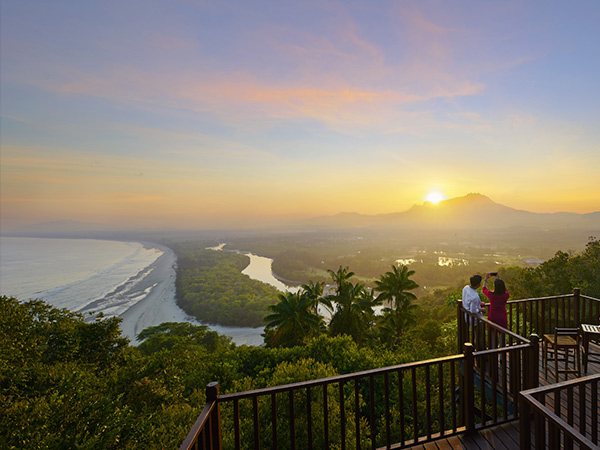 Rasa Ria Reserve from Shangri-La Rasa Ria’s viewing platform