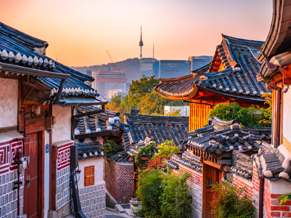 Bukcheon hanok village ,Seoul South Korea.