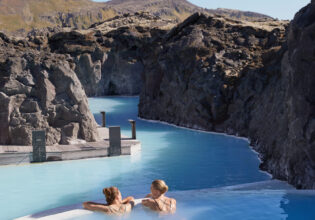 Bathing at Retreat at the Blue Lagoon in Iceland
