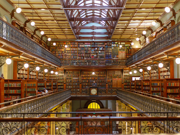 View of the Mortlock Wing part of the State Library South Australia