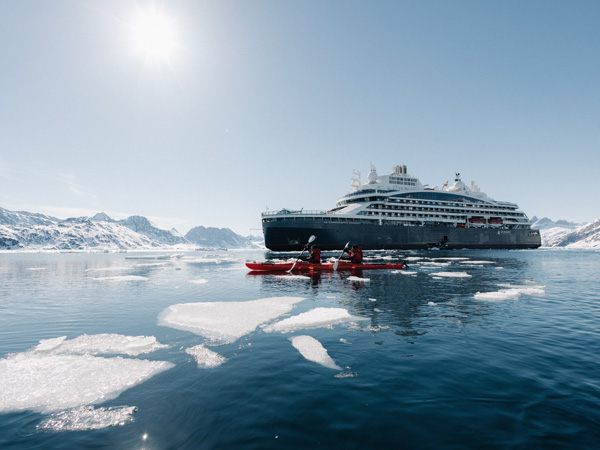 Ponant in Antarctica