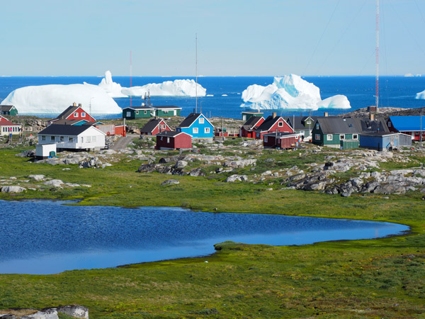an art shop in Qeqertarsuaq, Disko Island.