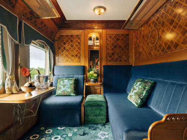 a private suite onboard the Eastern & Oriental Express, A Belmond Train