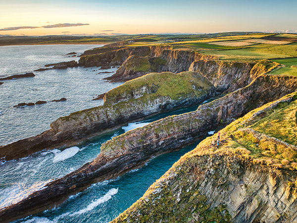 The Cliffs of Moher, where dramatic rock faces plunge into the Atlantic in Northern Europe and the UK.