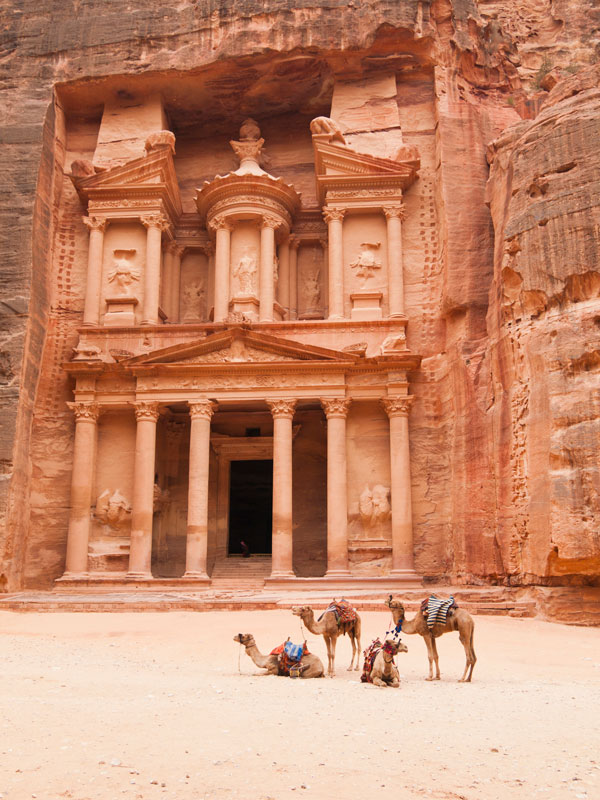 the treasury building, Petra, Jordan