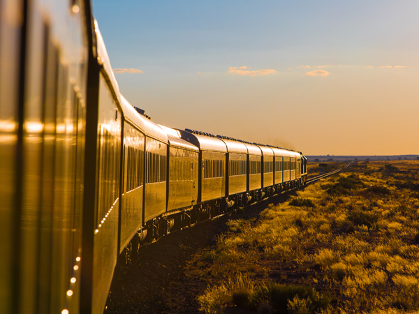 the Rovos Rail Train, Africa