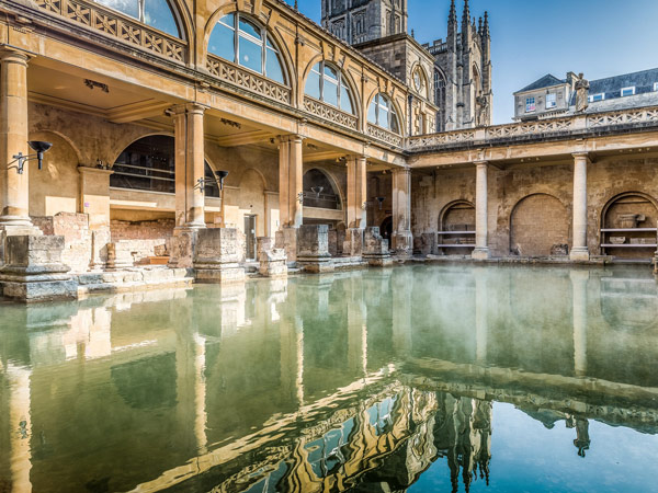 the Great Roman Baths in the UK