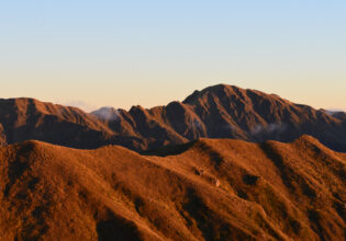the Tararua Ranges on Te Araroa Trail, New Zealand
