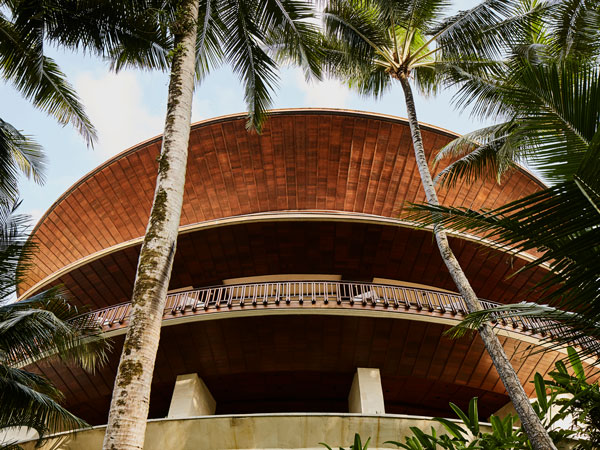 the exterior of Four Seasons Resort Bali at Sayan