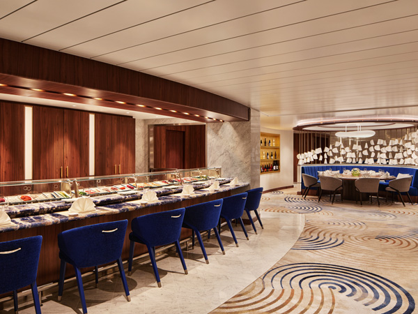 UMI UMA onboard Crystal Cruises