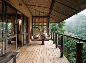Gorilla Forest Lodge room balcony