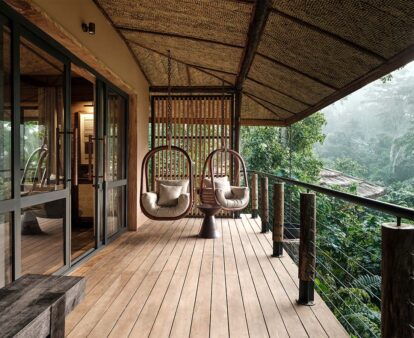 Gorilla Forest Lodge room balcony