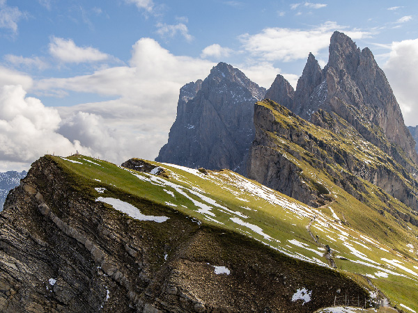 Seceda Peak in Ortisei