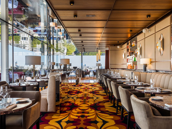 the Bonnie restaurant at SO/ Paris