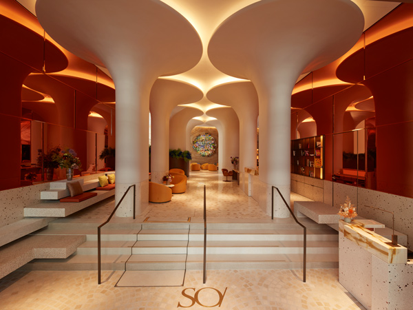the lobby at SO/ Paris