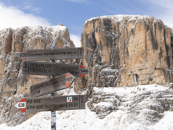hiking at Corvara