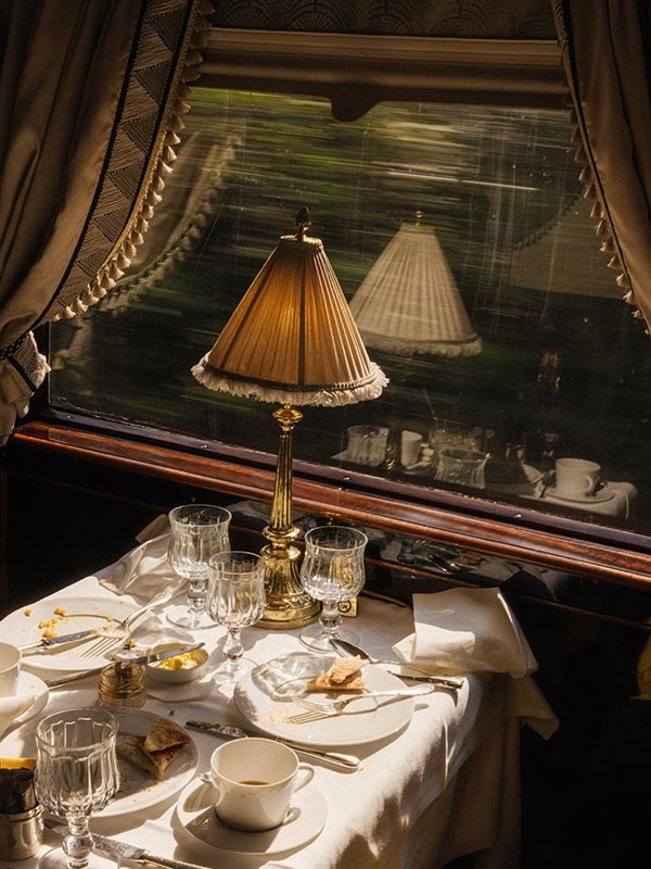 Venice Simplon Orient Express dining