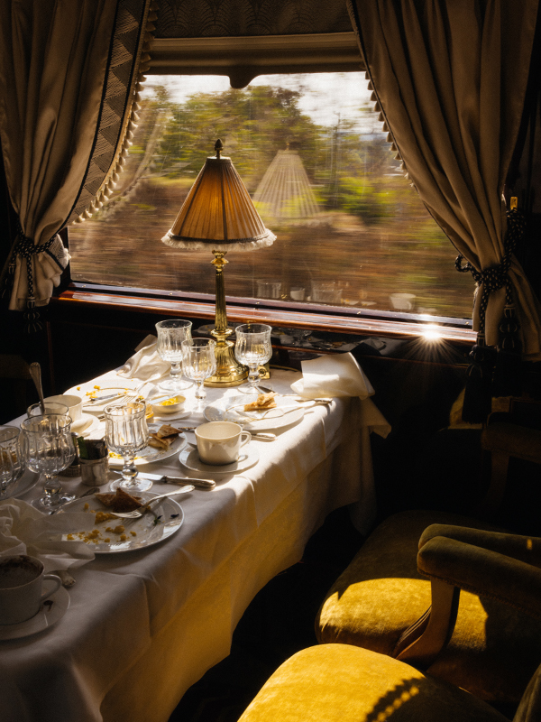 Venice Simplon-Orient-Express table setting
