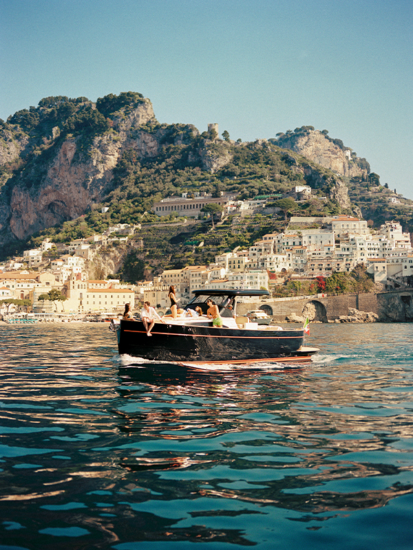 A boat on the Amalfi Coast