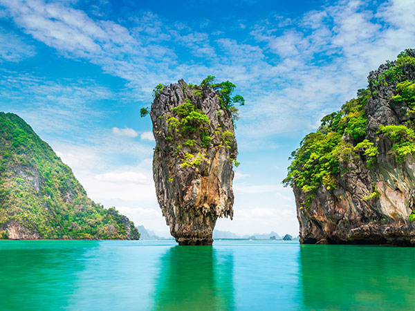 iconic &lsquo;James Bond Island&rsquo; made famous in The Man with the Golden Gun thailand