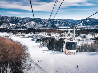 Ropeway, Cable car in Hakuba, Japan