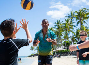 Kids club activity at OUTRIGGER Fiji Beach Resort